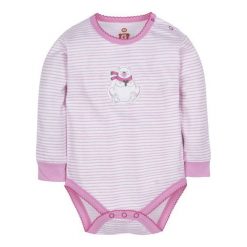 G-Mini Dziecięce Body Niedźwiadek, 80, Białe/Różowe. Body niemowlęce marki Pollena Savona. Za 39.00 zł.