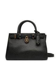 Tommy Hilfiger Torebka American Icon Mini Tote Leather AW0AW17926 Czarny. Czarne torebki do ręki damskie Tommy Hilfiger, bez wzorów, ze skóry, bez dodatków. Za 1,039.00 zł.