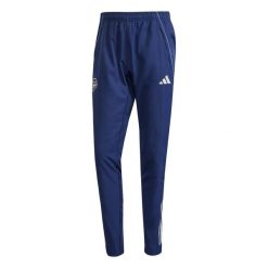 Spodnie dresowe Prematch Arsenal 2025/26. Niebieskie eleganckie spodnie męskie Adidas, m, bez wzorów, z dresówki. Za 312.00 zł.