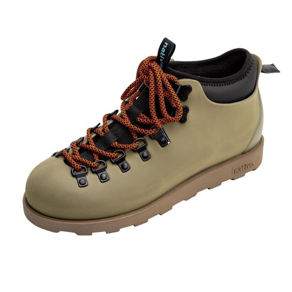 Buty turystyczne zimowe uniseks Native Fitzsimmons Citylite BLOOM. Zielone obuwie sportowe damskie Native Shoes, bez wzorów, trekkingowe. Za 559.99 zł.