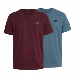 KOSZULKA MĘSKA LIMITOWANA 4F T-SHIRT KOMPLET ZESTAW 2 SZTUKI 5XL M3948 SS26. Koszulki sportowe męskie 4f, m, bez wzorów, z bawełny, bez kołnierzyka, bez ramiączek, na fitness i siłownię. Za 75.80 zł.
