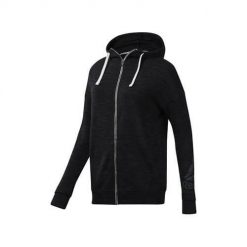 Bluza treningowa damska Reebok Training Essentials Marble. Czarne bluzy sportowe damskie Reebok, s, bez wzorów, z kapturem, na fitness i siłownię. Za 344.00 zł.
