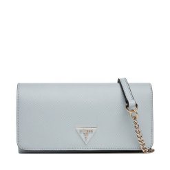 Torebka Guess. Niebieskie torebki do ręki damskie Guess, z aplikacjami, wizytowe, bez dodatków. Za 289.99 zł.