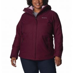 Kurtka turystyczna 3w1 damska Columbia Bugaboo II Fleece Interchange Jacket. Zielone kurtki damskie Columbia, l, bez wzorów, bez kaptura. Za 852.99 zł.
