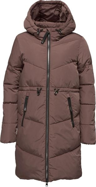 Płaszcz damski Loap Tara Beige Beige. Brązowe płaszcze damskie ÀLG, na jesień, uniwersalny, bez wzorów, z materiału, długie, z kapturem. Za 259.69 zł.