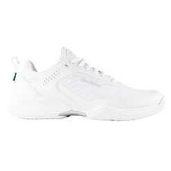Damskie buty halowe Salming Fusion Pro. Białe obuwie sportowe damskie SALMING, bez wzorów, na fitness i siłownię. Za 665.50 zł.