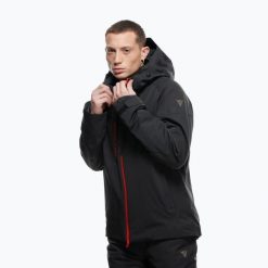 Kurtka narciarska męska Dainese Etra Aerosense Dry Core Ready. Czarne kurtki snowboardowe męskie Dainese, na zimę, m, bez wzorów, z materiału, narciarskie. Za 1,299.00 zł.
