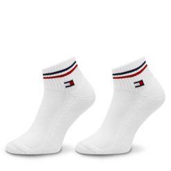 Skarpety krótkie Tommy Hilfiger. Białe skarpety damskie Tommy Hilfiger, bez wzorów. Za 39.99 zł.