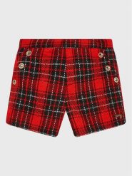 Guess Szorty materiałowe J2BD03 WF040 Czerwony Regular Fit. Czerwone spodenki dla dziewczynek Guess, z aplikacjami, z materiału. Za 159.99 zł.