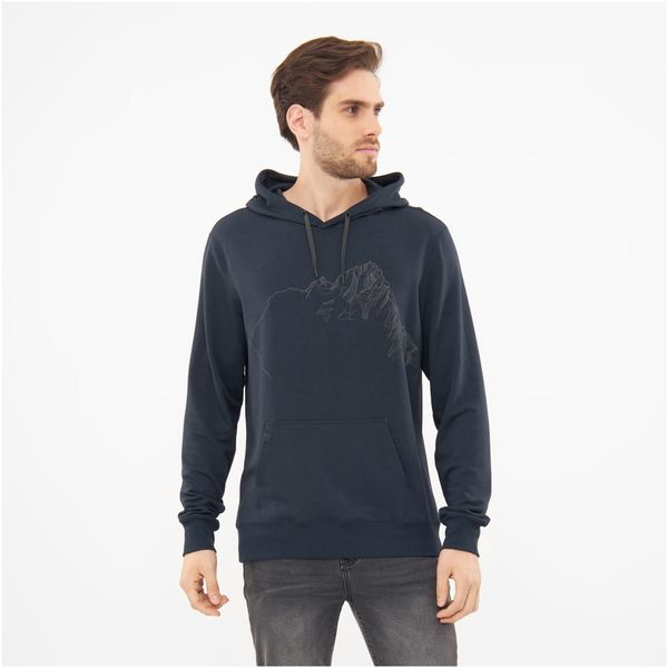 Bluza męska VIKING Panaka Hoodie Bamboo. Czarne bluzy męskie Viking, m, bez wzorów, bez kaptura. Za 279.90 zł.