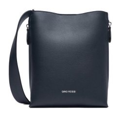 Torebka GINO ROSSI. Niebieskie listonoszki damskie Gino Rossi, bez wzorów, bez dodatków. Za 249.99 zł.