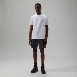 Koszulka z nadrukiem męska Berghaus Mtn Silhouette SS Tee. Zielone koszulki sportowe męskie Berghaus, m, bez wzorów, bez kołnierzyka, bez ramiączek, trekkingowe. Za 139.99 zł.