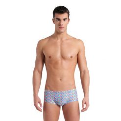 Szorty Kąpielowe Arena Starfish Low Waist Swim Short. Białe kąpielówki męskie Arena, m, bez wzorów, z materiału, do pływania. Za 164.78 zł.