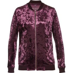 Bluza rozpinana aksamitna bonprix czarny bez z połyskiem. Bluzy damskie bonprix. Za 59.99 zł.