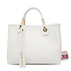 Torebka Emporio Armani. Białe torebki do ręki damskie Emporio Armani, bez wzorów, klasyczne, bez dodatków. Za 1,209.00 zł.