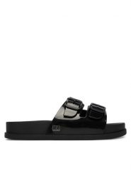 Tommy Jeans Klapki Tjw Comfort Jelly Slides EN0EN02974 Czarny. Czarne klapki damskie Tommy Jeans, bez wzorów, z jeansu, bez obcasa. Za 249.99 zł.