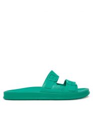 Melissa Klapki Sun Cruise Branco 35961 Zielony. Zielone klapki damskie Melissa, bez wzorów, z tworzywa sztucznego, bez obcasa. W wyprzedaży za 159.99 zł.