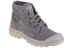 Buty sportowe Sneakersy damskie, Palladium Pampa Hi. Szare obuwie sportowe damskie Palladium, bez wzorów, z materiału, trekkingowe. Za 359.99 zł.