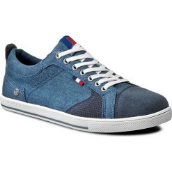 Półbuty GINO LANETTI - M17SS720-1 Granatowy. Niebieskie półbuty na co dzień męskie Gino Lanetti, z materiału. Za 119.99 zł.