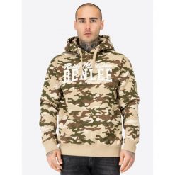 Bluza z kapturem Benlee Carlyn. Brązowe bluzy męskie BENLEE, m, bez wzorów, z kapturem. Za 245.50 zł.