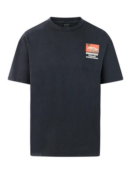 Protest PRTMalana t-shirt - Night Skyblue. Niebieskie t-shirty męskie Protest, xl, bez wzorów, bez kołnierzyka. Za 220.00 zł.