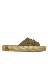Bohonomad Klapki Corsica COR.12-00011 Khaki. Brązowe klapki damskie Bohonomad, bez wzorów, ze skóry, bez obcasa. W wyprzedaży za 259.99 zł.