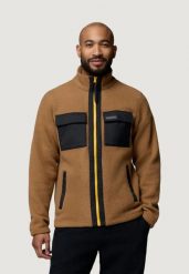 Bluza Mężczyzna COLUMBIA Juniper Peak Full Zip Fleece. Brązowe bluzy męskie Columbia, m, bez wzorów, z polaru, bez kaptura. Za 499.80 zł.