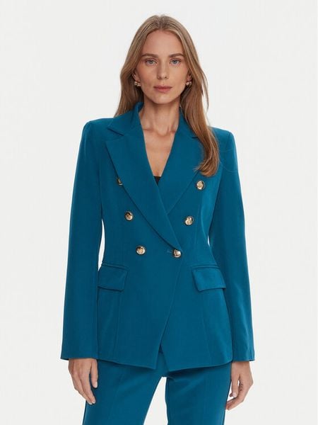 Maryley Marynarka 25IB139/43LK Niebieski Regular Fit. Niebieskie żakiety damskie Maryley, m, bez wzorów, z syntetyku. Za 419.99 zł.