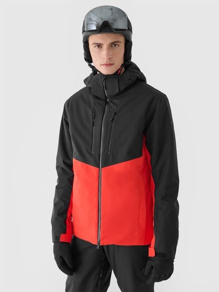 4F Kurtka narciarska membrana Dermizax 20000 męska - czerwona 3XL. Czerwone kurtki męskie 4f, na zimę, l, z aplikacjami, z dzianiny, klasyczne, z kapturem. W wyprzedaży za 799.99 zł.