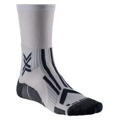 Skarpety do biegania X-Socks Trailrun Perform Crew. Szare skarpety damskie XBIONIC, bez wzorów. Za 97.99 zł.