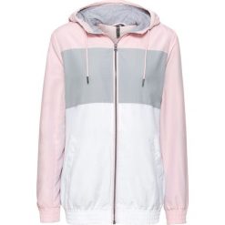 Bluza rozpinana treningowa bonprix pastelowy jasnoróżowy - srebrny - biały. Bluzy damskie marki KALENJI. Za 74.99 zł.