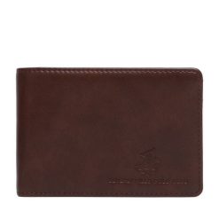 Portfel Beverly Hills Polo Club. Brązowe portfele męskie Beverly Hills Polo Club, bez wzorów. Za 79.99 zł.