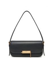 DKNY Torebka Bianca Ew Shoulder R433KG59 Czarny. Czarne torebki do ręki damskie DKNY, bez wzorów, ze skóry, bez dodatków. Za 749.99 zł.