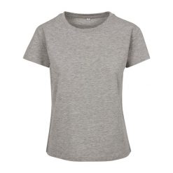T-shirt Damski / Damski. Szare koszulki sportowe damskie BUILD YOUR BRAND, xl, bez wzorów, sportowe, bez kołnierzyka. Za 43.99 zł.