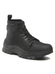 Calvin Klein Jeans Trzewiki Hiking Laceup Boot YM0YM00474 Czarny. Czarne botki męskie Calvin Klein Jeans, bez wzorów, z jeansu, bez zapięcia. Za 599.99 zł.