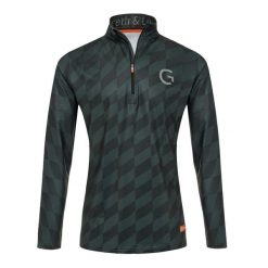 Bluza narciarska Męska Gareth & Lucas The One Hundred and Two. Zielone bluzy męskie GARETH & LUCAS, m, bez wzorów, z elastanu, bez kaptura, narciarskie. Za 229.99 zł.