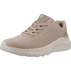 Buty SKECHERS BOBS SQUAD WAVES CURRENT Jasnobrązowy. Brązowe obuwie sportowe damskie Skechers, trekkingowe. Za 245.99 zł.