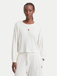 HUGO Bluzka piżamowa Heart 50566668 Kremowy Relaxed Fit. Białe koszule nocne damskie Hugo, s, bez wzorów. Za 354.99 zł.