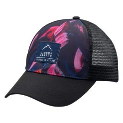 Damska Czapka Z Daszkiem Mirella Brush Stroke. Czarne czapki i kapelusze damskie ELBRUS, bez wzorów. Za 76.99 zł.