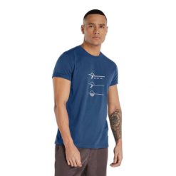 Koszulka męska Protest PRTARMANN. Niebieskie koszulki sportowe męskie Protest, m, bez wzorów, bez kołnierzyka, bez ramiączek, trekkingowe. W wyprzedaży za 59.90 zł.