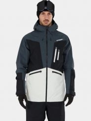 Kurtka Narciarska Męska Fundango Rigel. Czarne kurtki męskie Fundango, na zimę, l, bez wzorów, z materiału, sportowe, bez kaptura. Za 599.00 zł.