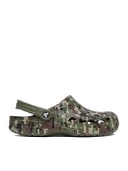 Crocs Klapki C-BAYA SEASONAL PRINTED CLOG 206230-3TC Zielony. Zielone klapki męskie Crocs, z tworzywa sztucznego. Za 239.99 zł.