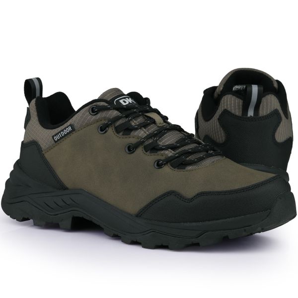 Buty męskie trekkingowe DK TRAIL. Czarne trekkingi męskie DK. Za 159.00 zł.