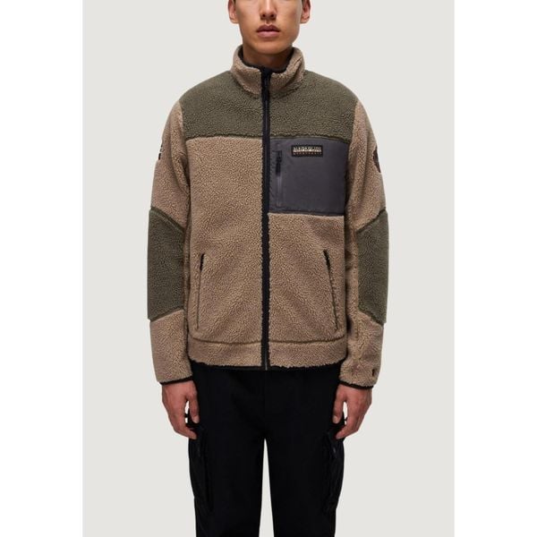 Bluza Mężczyzna NAPAPIJRI YUPIK FZ 3. Zielone bluzy męskie Napapijri, m, bez wzorów, z polaru, bez kaptura, trekkingowe. W wyprzedaży za 698.00 zł.