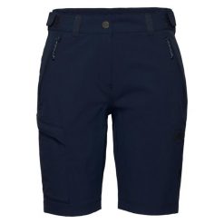 Spodenki turystyczne Mammut Runbold IV Shorts. Niebieskie szorty damskie Mammut, na lato, s, bez wzorów, z elastanu, marine. Za 450.99 zł.