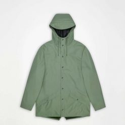 Kurtka RAINS JACKET W3 Zielony. Zielone kurtki damskie Rains, xl, bez wzorów, z syntetyku, bez kaptura. Za 213.99 zł.