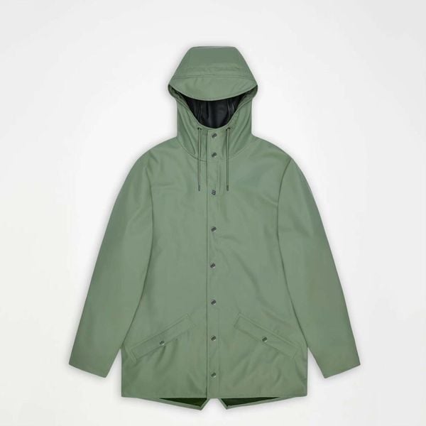 Kurtka RAINS JACKET W3 Zielony. Zielone kurtki damskie Rains, xl, bez wzorów, z syntetyku, bez kaptura. Za 213.99 zł.