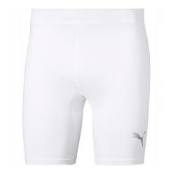 Męskie Spodenki Liga Thermoactive Base Layer Shorts. Białe krótkie spodenki sportowe męskie Puma, m, bez wzorów, trekkingowe. Za 161.99 zł.