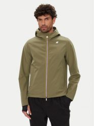 K-Way Kurtka przeciwdeszczowa Jacko K5123GW Zielony Regular Fit. Zielone kurtki męskie K-Way, l, bez wzorów, z syntetyku, bez kaptura. Za 1,139.00 zł.