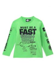 Original Marines Longsleeve JURASSIC WORLD DCAV2628B Zielony Regular Fit. Zielone t-shirty dla chłopców Original Marines, bez wzorów, z bawełny, bez ramiączek. Za 59.99 zł.